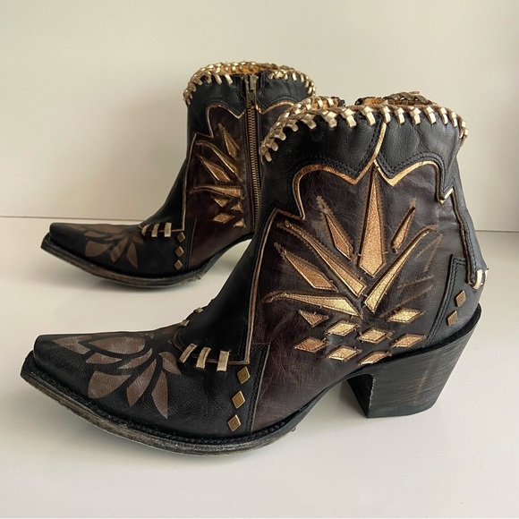 Sold New Old Gringo Mexcal Western Bootie Size 9 - Picture 3 of 11